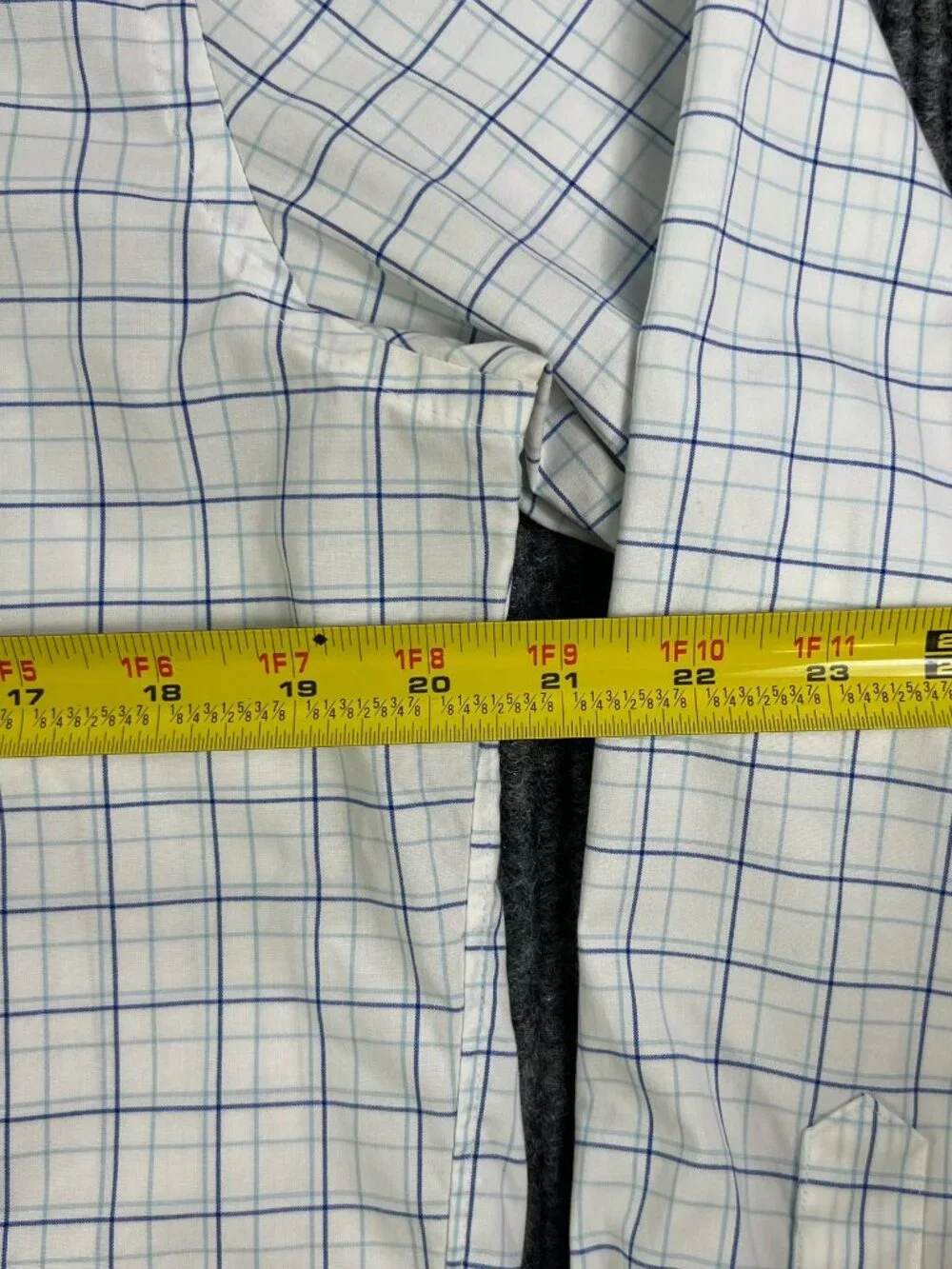 J Crew Ludlow Dress Shirt Mens 15.5 33 Blue Check Long Sleeve Classic Fit Preppy